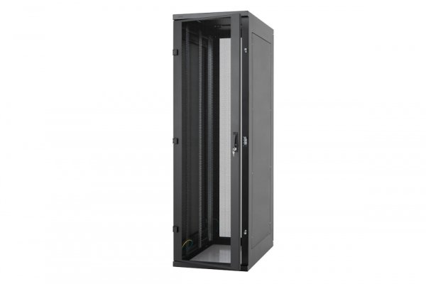 19"-Server-Kompaktschrank RMA, Breite 600 mm, Tiefe 900 mm mit perforierter Tür