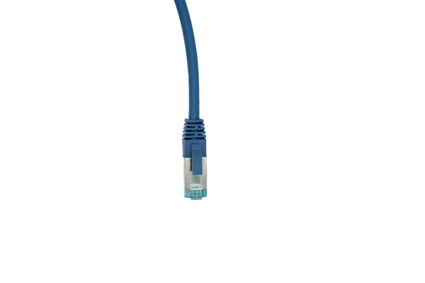 CAT6A Patchkabel, S/FTP, LSZH, blau 2M